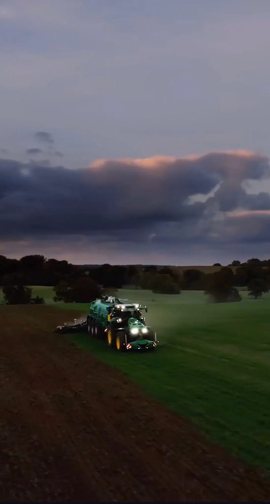 John Deere tractor fitted with a TractorBumper