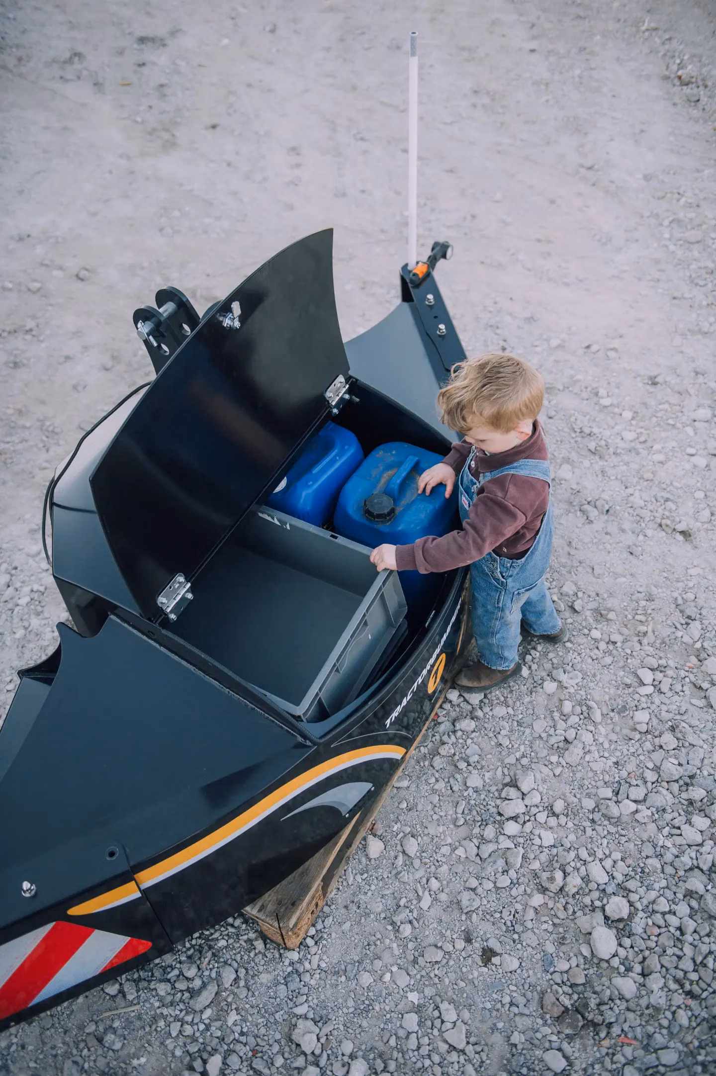 John Deere tractor fitted with a TractorBumper