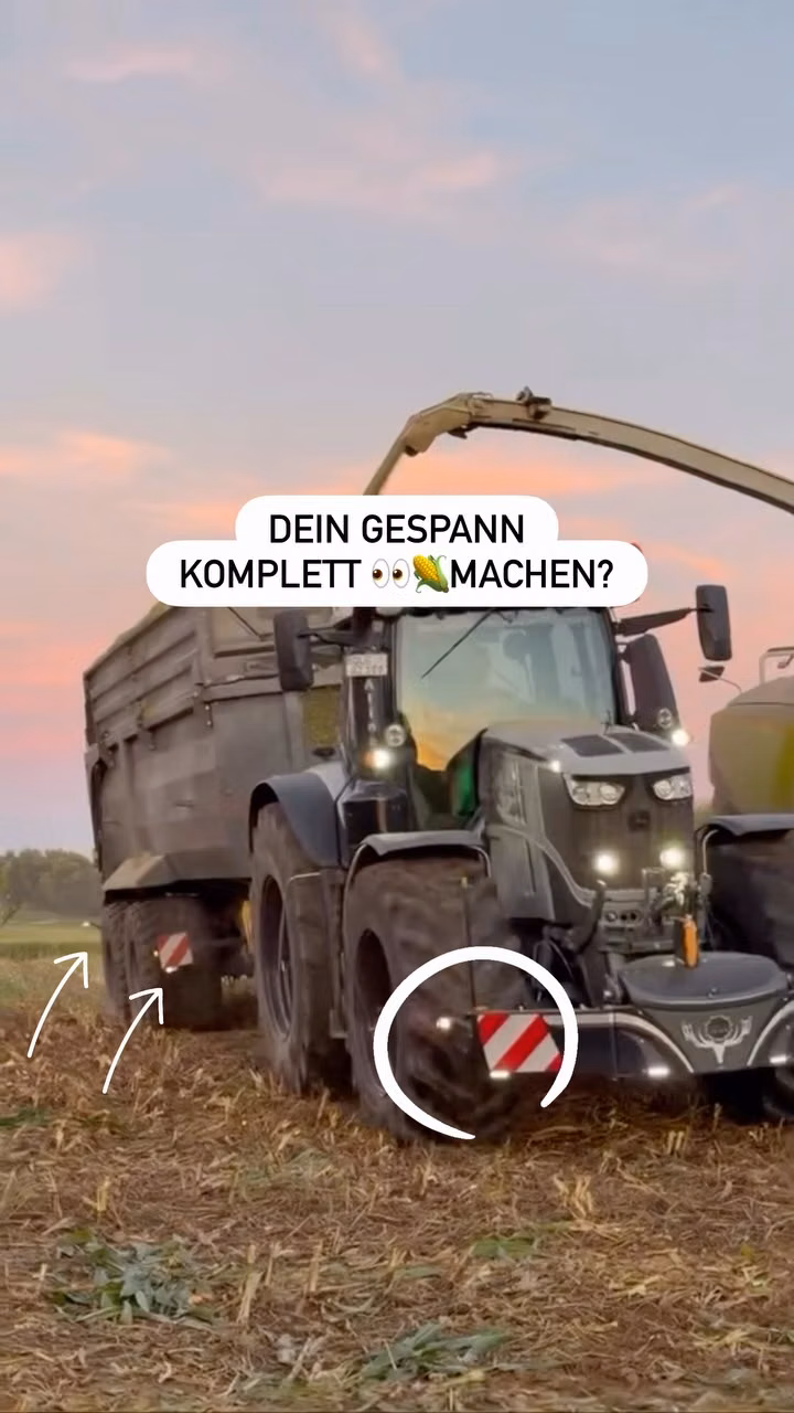Gespann von 𝐀𝐥𝐢𝐧𝐚 komplett 💡👍 @alinas.landleben
+ Stauraum
+ Frontgewicht
+ Unterfahrschutz
🤓Welches Modell für deinen Traktor?
Geh zum Konfigurator! 🔗Link in Bio.
#agrartechnik #maisernte #maishäckseln #lohnerausleidenschaft #landwirtausleidenschaft Landwirt Traktor JohnDeere Fendt Frontgewicht Front Bumper Frontbox Erntezeit