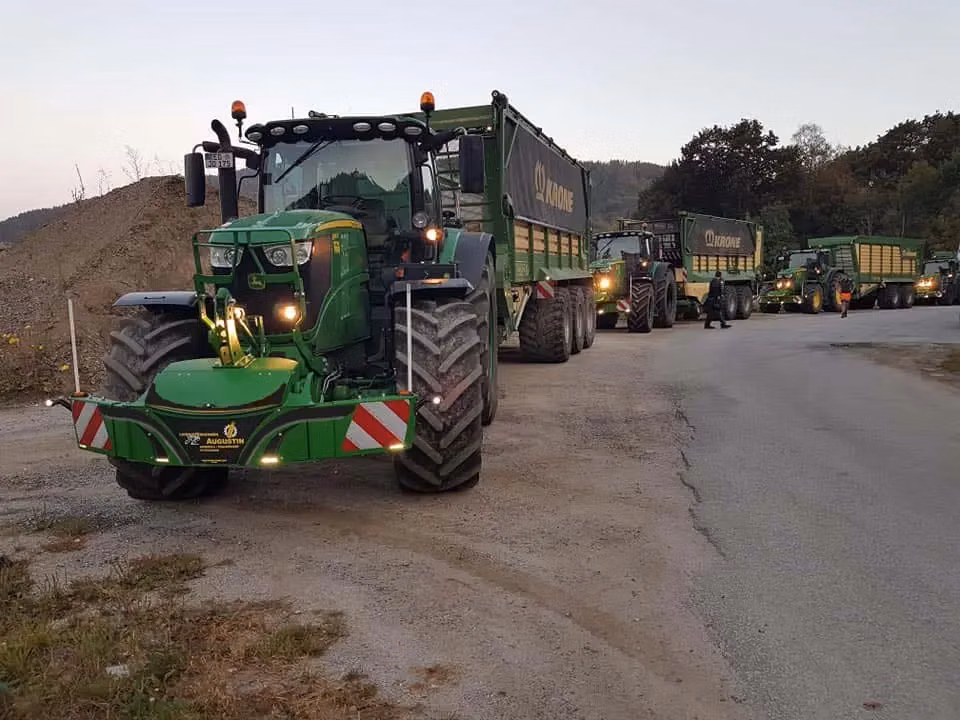 John Deere front weight with marker boards